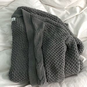 Hollister grey cozy cardigan